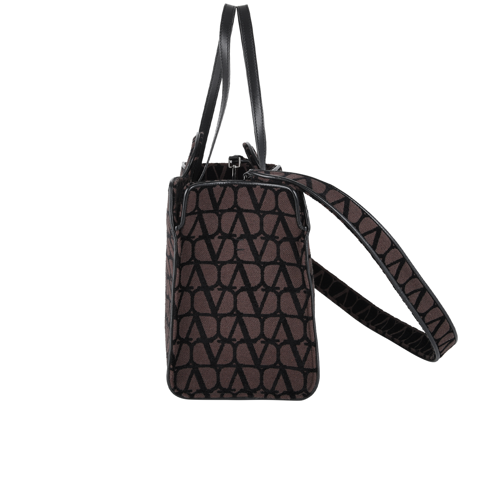 Le Troisième Toile Iconographe Tote, &pound;795, Handbags, Brown, Canvas, Bottom view